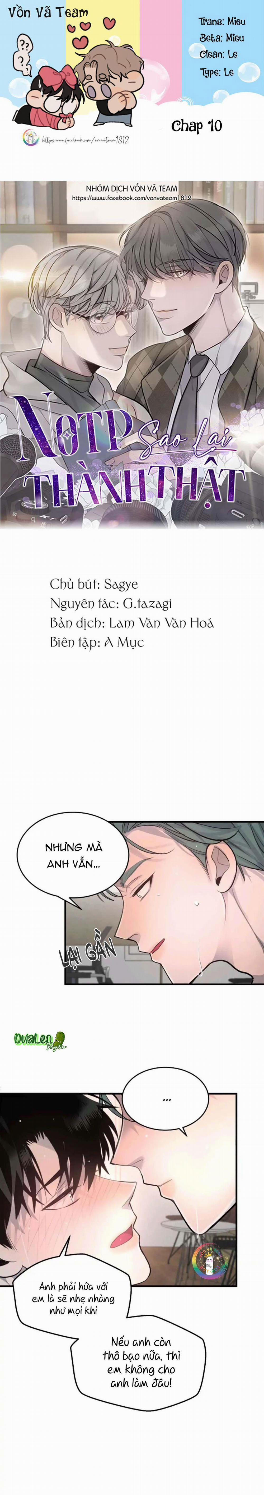 Sao NOTP Lại Thành Thật Rồi? 10 trang 0