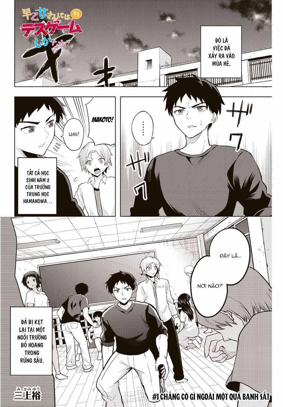 Saotome San Và Trò Chơi Sinh Tử 1.1 trang 3