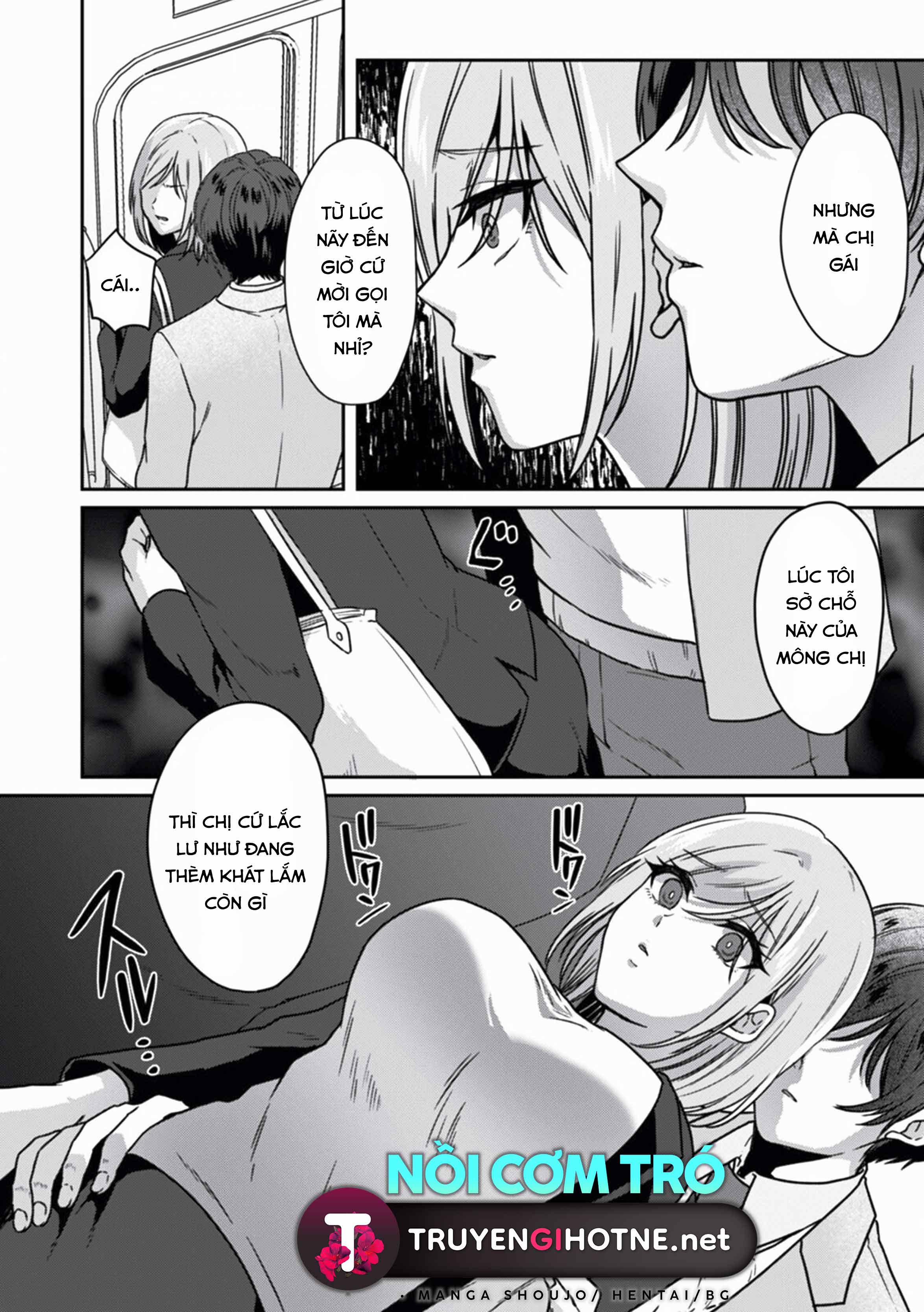 Sắp Không Kiềm Chế Nổi Trên Chuyến Tàu Đông Đúc 1.1 trang 9