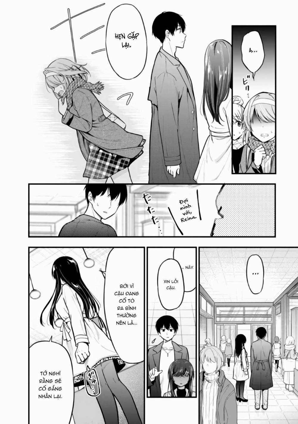 Sau Khi Bị Bạn Gái Lừa, Một Tiểu Quỷ Khoá Dưới Cứ Bám Theo Tôi. 0.0 Mình gặp nhau được không? trang 8