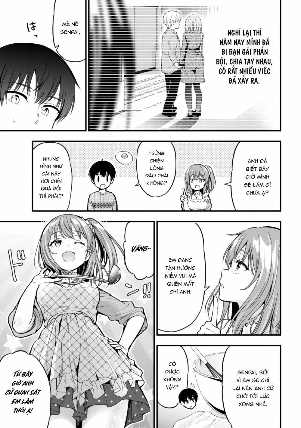 Sau Khi Bị Bạn Gái Lừa, Một Tiểu Quỷ Khoá Dưới Cứ Bám Theo Tôi. 0 Senpai xin lỗi em đi! trang 10