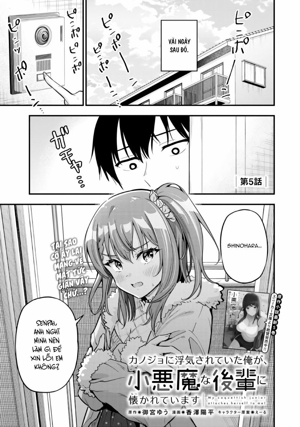 Sau Khi Bị Bạn Gái Lừa, Một Tiểu Quỷ Khoá Dưới Cứ Bám Theo Tôi. 0 Senpai xin lỗi em đi! trang 2