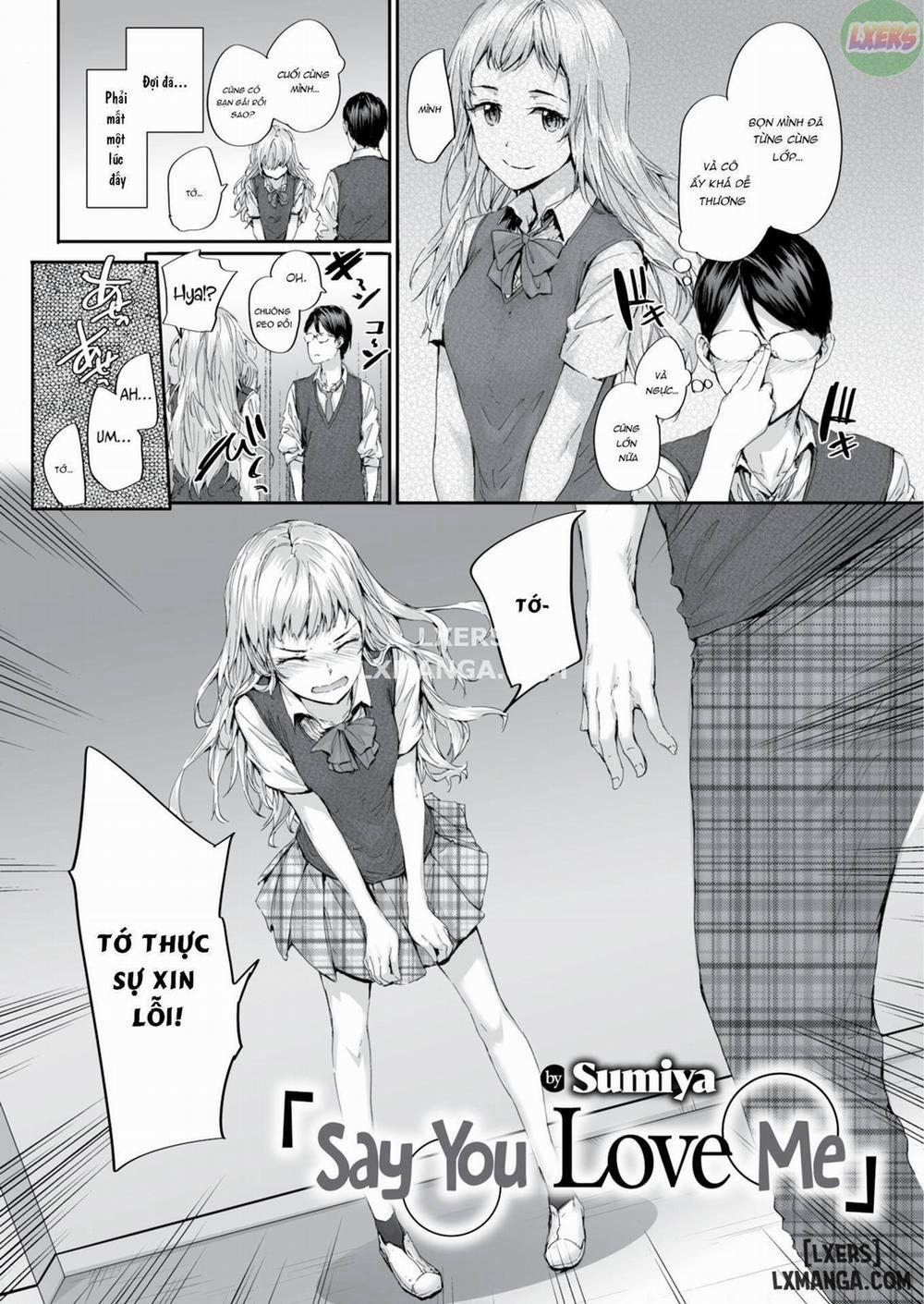 Say You Love Me Oneshot trang 1