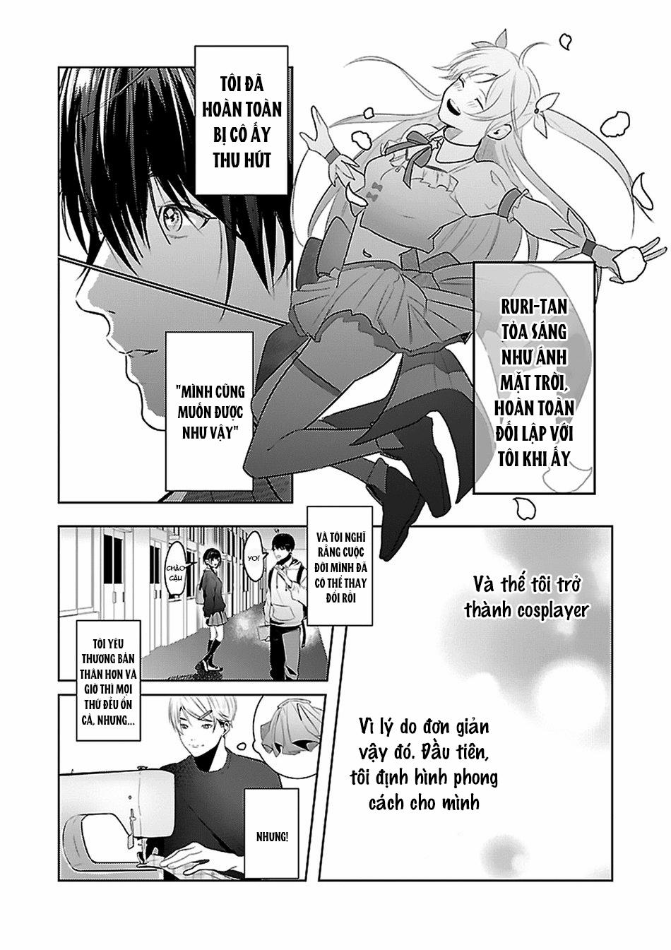 Sẽ Chết Mất Nếu Sếp Biết Tôi Cosplay Waifu Của Hắn 1 trang 8