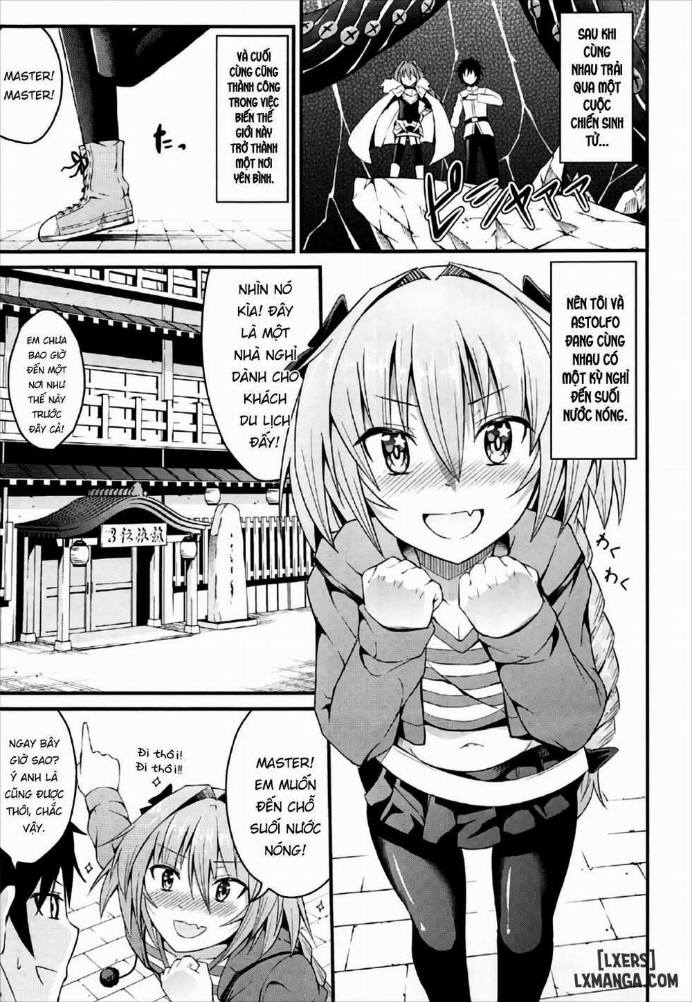 Sekai ga Heiwa ni Natta node Astolfo to Onsen Ryokou ni Ikimashita Oneshot trang 1