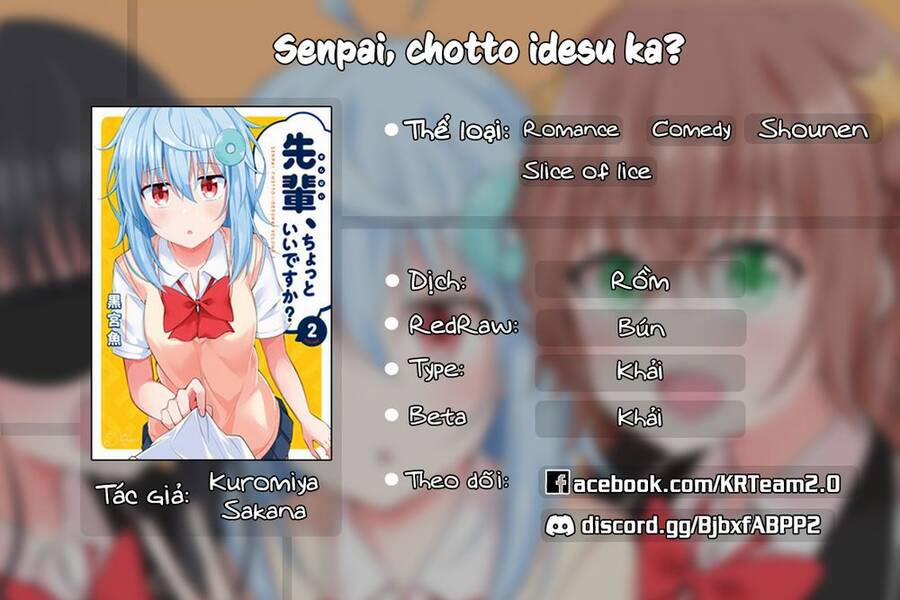 Senpai, Chotto Īdesu Ka? 3 trang 0