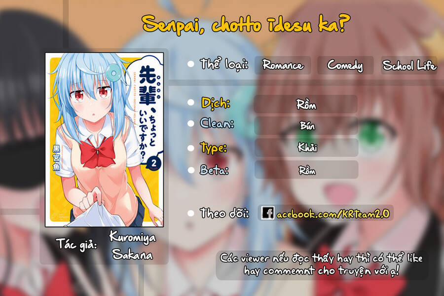 Senpai, Chotto Īdesu Ka? 9 trang 0