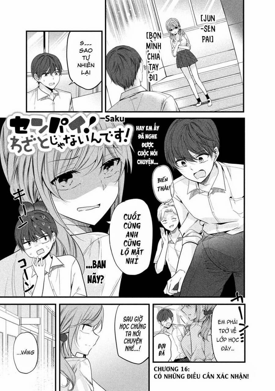 Senpai! Em Không Cố Ý Đâu! 16 trang 0
