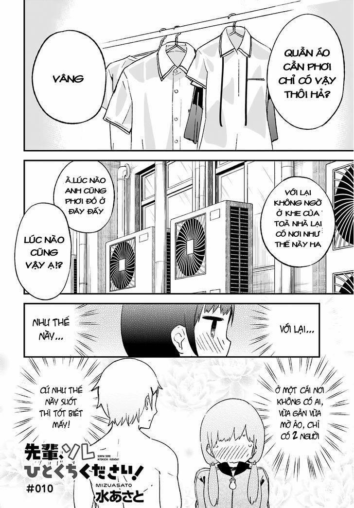 Senpai, Sore Hitokuchi Kudasai! 10 trang 1