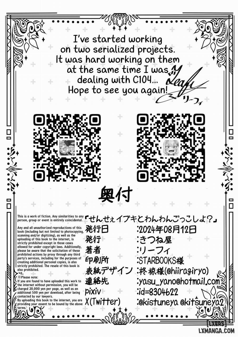 Sensee Ibuki to Wanwan Gokko Shiyo? Oneshot trang 30