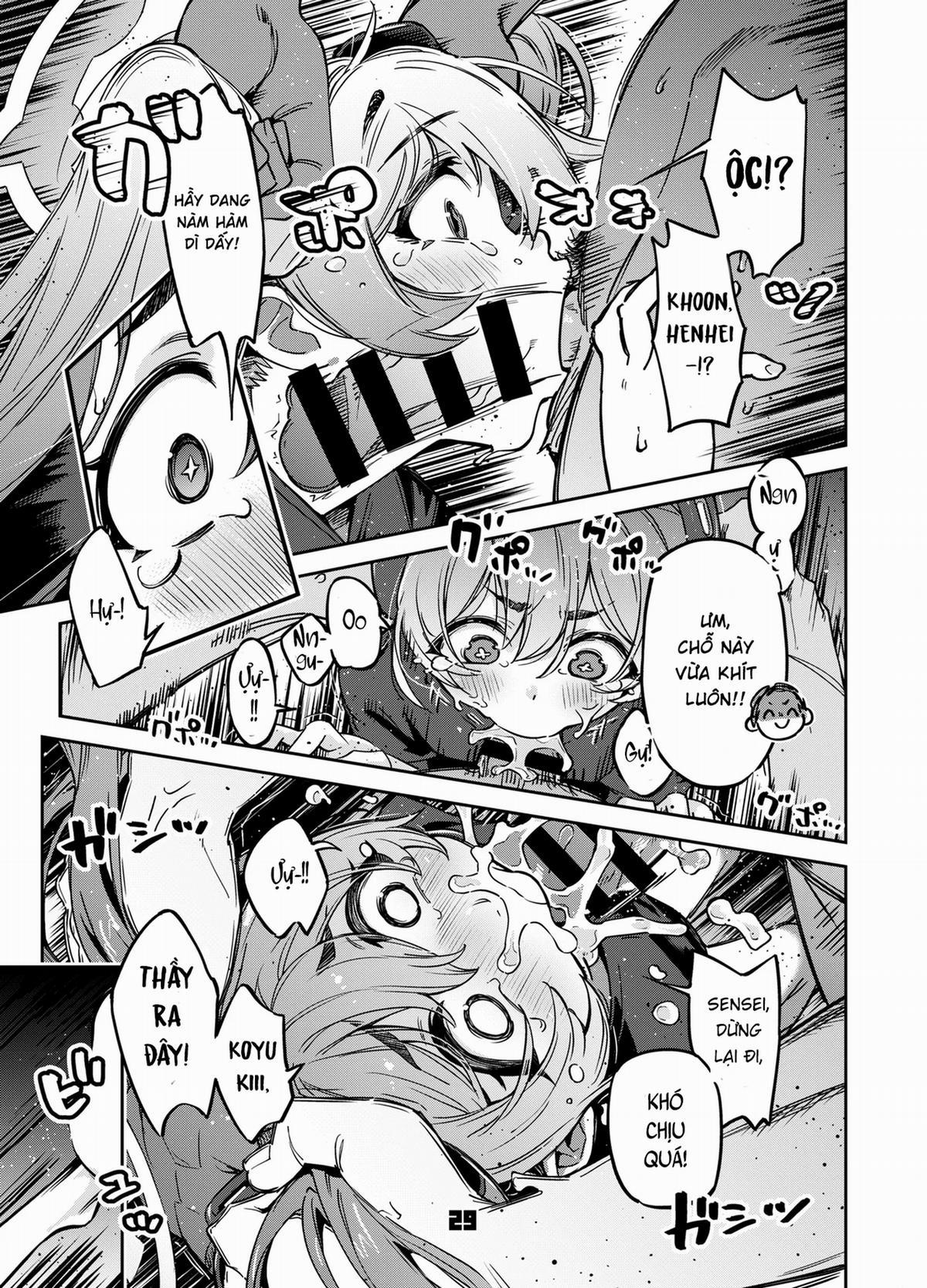 Sensei! Đừng Nói Cho Yuuka-Chan Biết Đấy Nhé! - Blue Archive OneShot trang 27