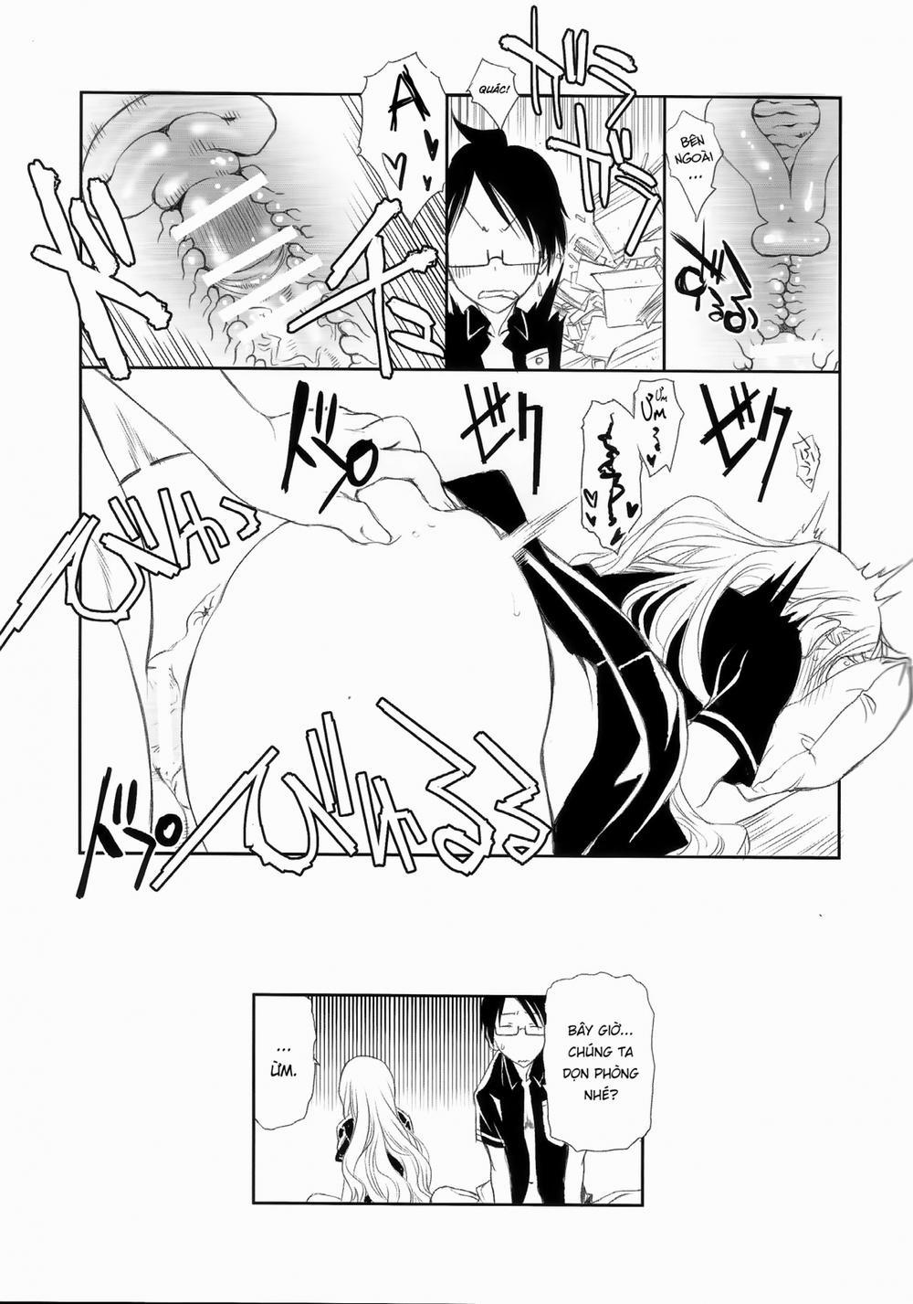 Sensei Không Thể Nào Dọn Dẹp Được (Bokutachi wa Benkyou ga Dekinai) Oneshot trang 15