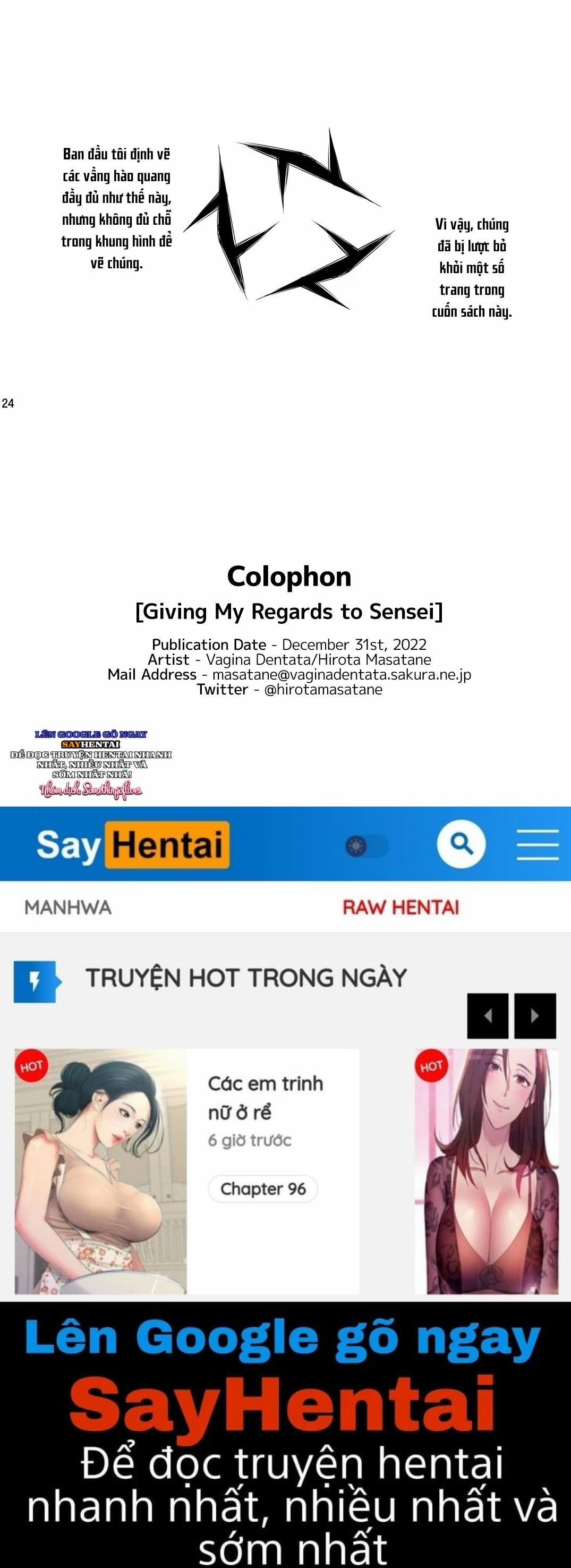 Sensei Ni Goaisatsu O 1 trang 26