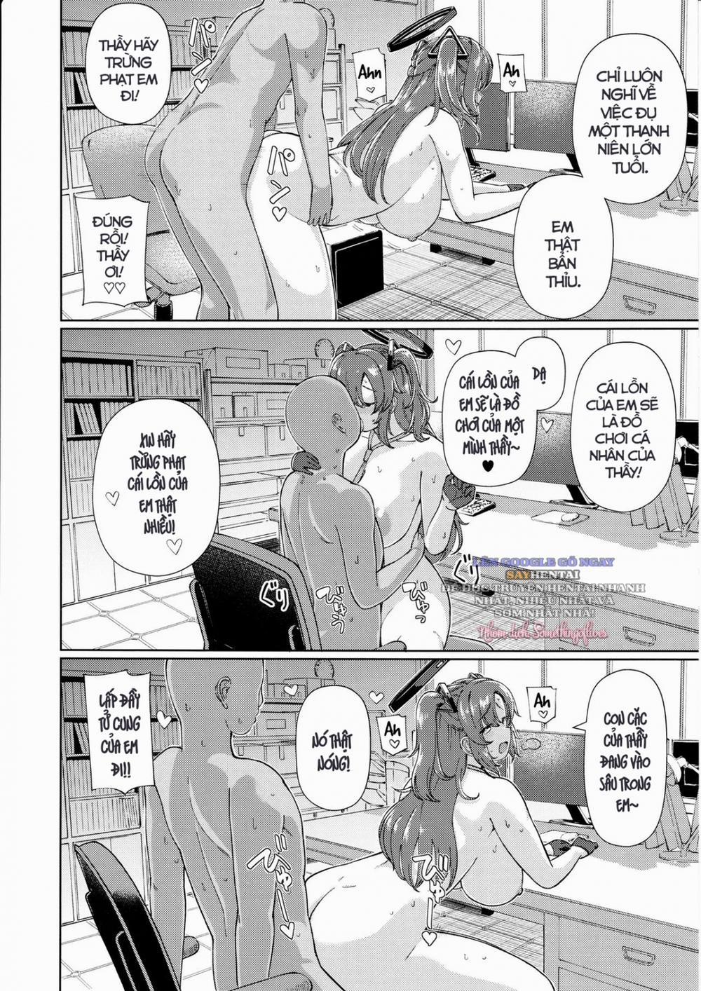 Sensei no Doutei Chinpo to Aishou Yosugite Sex ni Dohamari suru Hayase Yuuka Oneshot trang 13