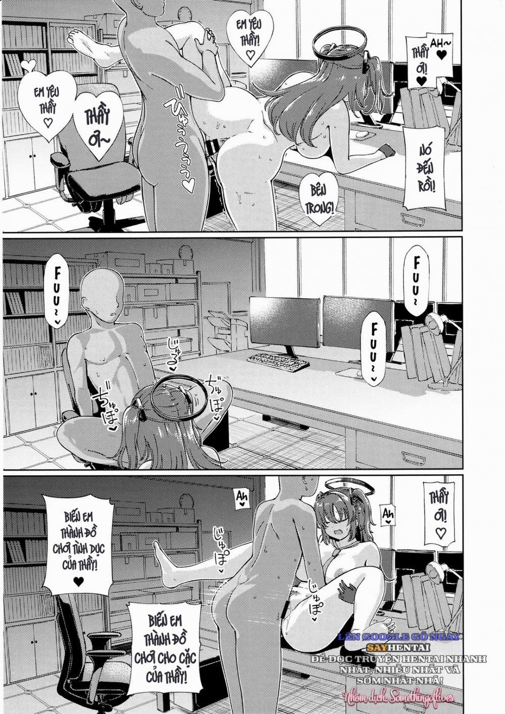 Sensei no Doutei Chinpo to Aishou Yosugite Sex ni Dohamari suru Hayase Yuuka Oneshot trang 14