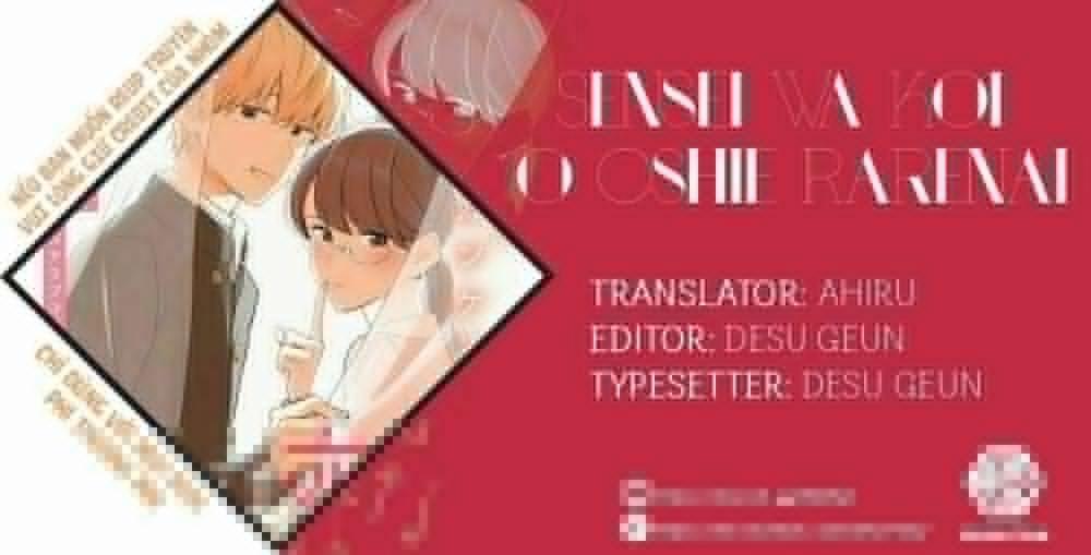 Sensei Wa Koi O Oshie Rarenai 11 trang 0