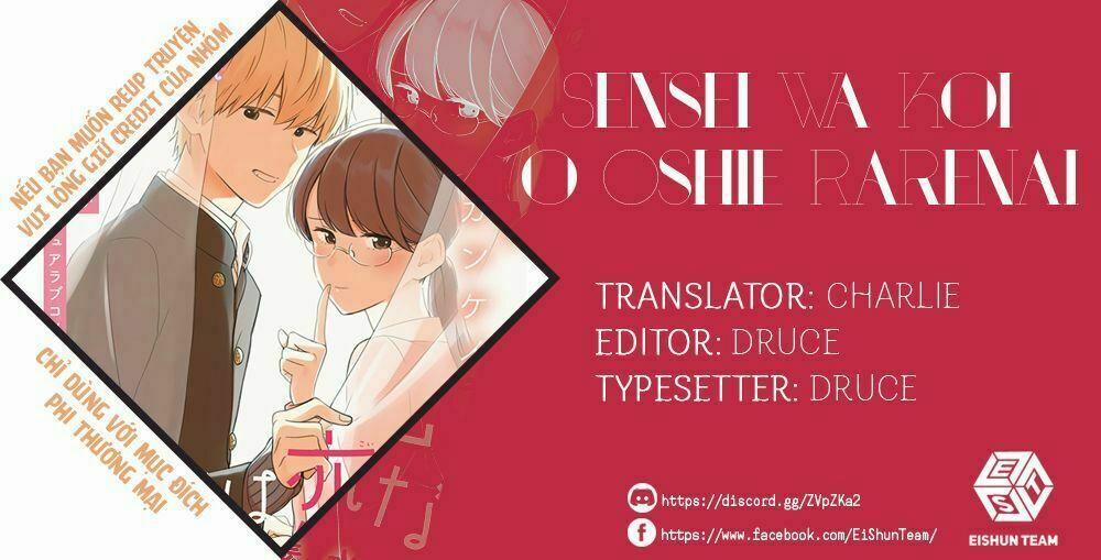 Sensei Wa Koi O Oshie Rarenai 13 trang 0
