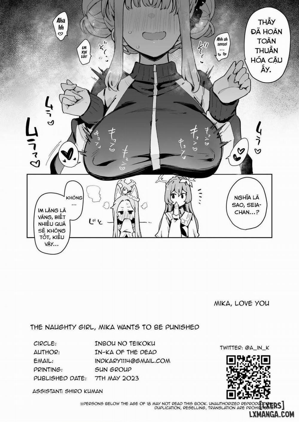 Series Oneshot Các Doujinshi Của Blue Archive P.2 Tôi muốn bị trừng phạt trang 27
