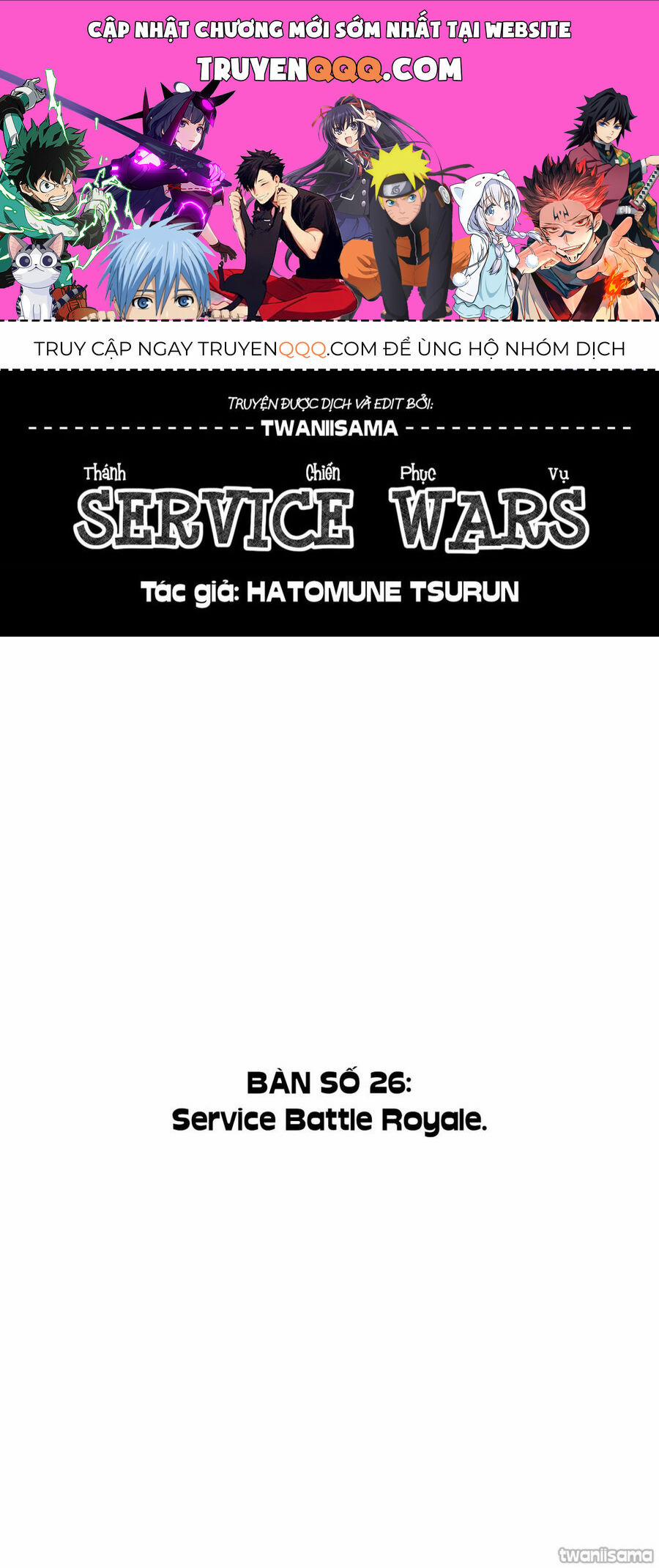 Service Wars - Thánh Chiến Phục Vụ 26 trang 0