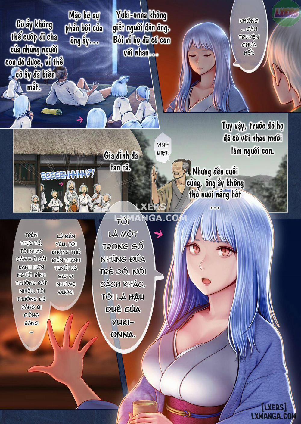 Setsu, the Yuki-onna of the Night Oneshot trang 7