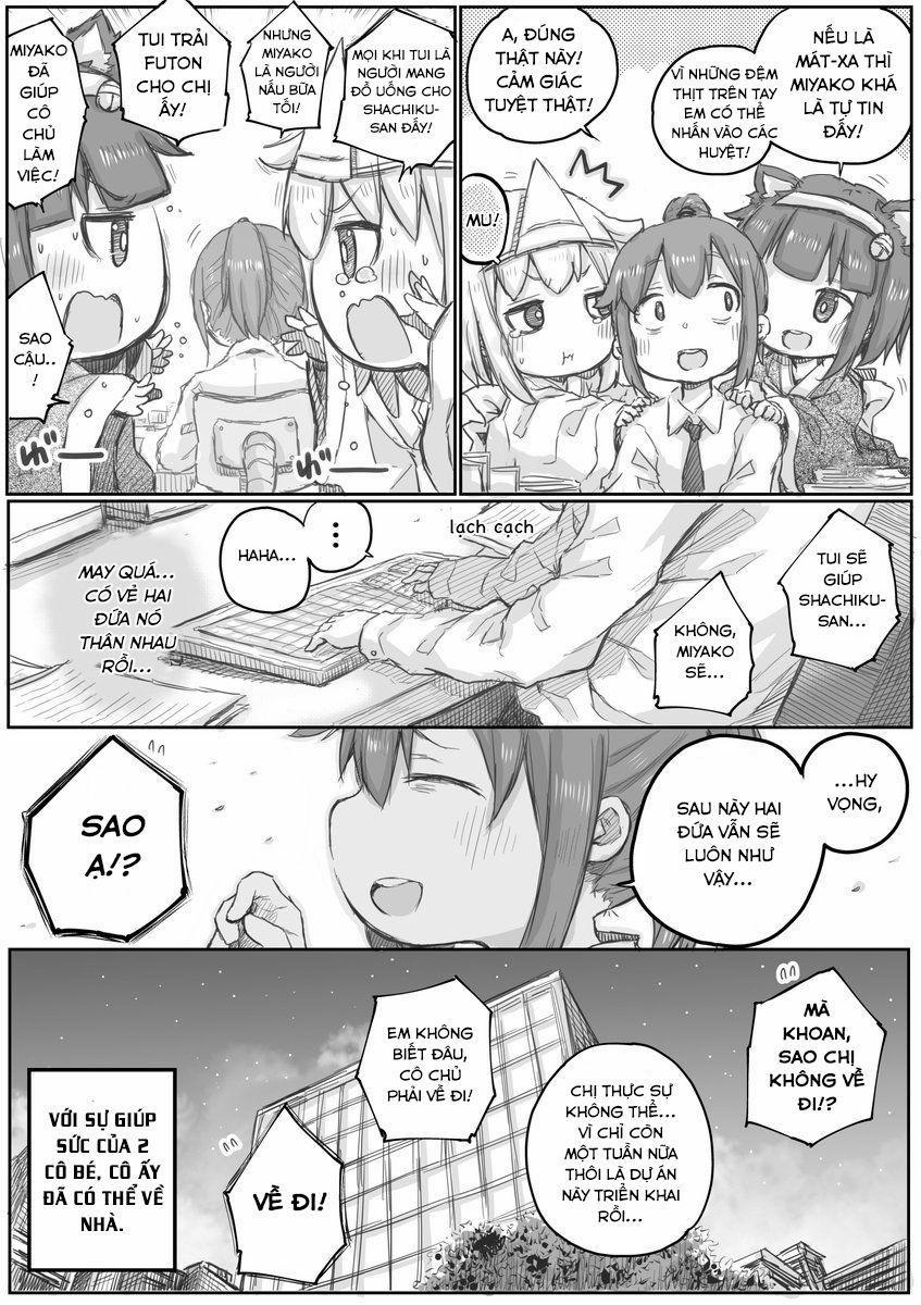 Shachiku-San Wa Youjo Yuurei Ni Iyasaretai 12 trang 4