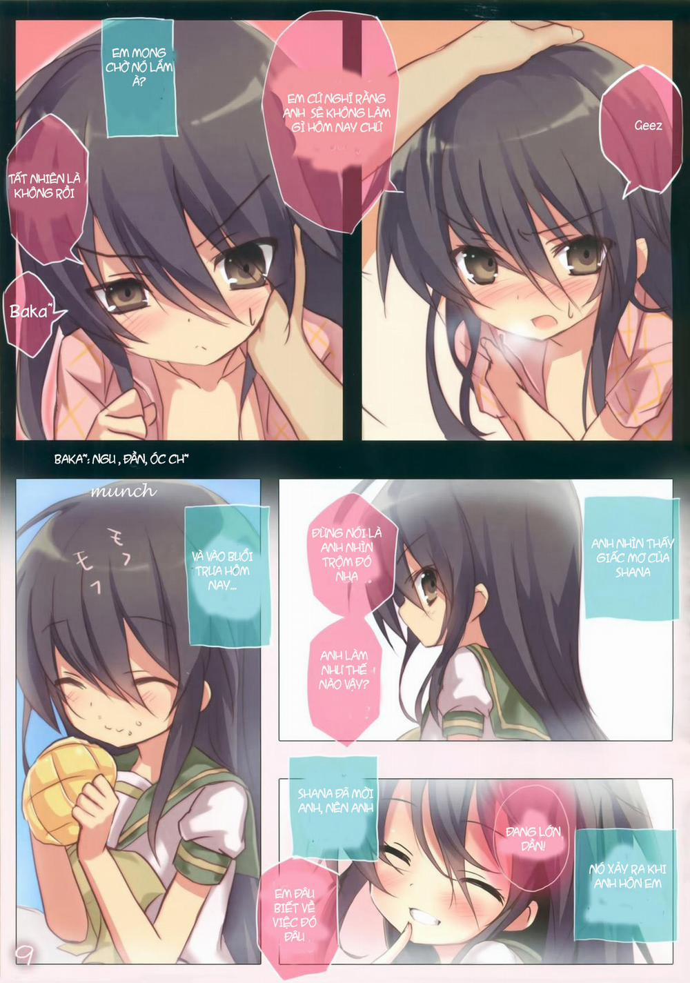 Shana No Kiss De Okita. (Shakugan No Shana) oneshot trang 8
