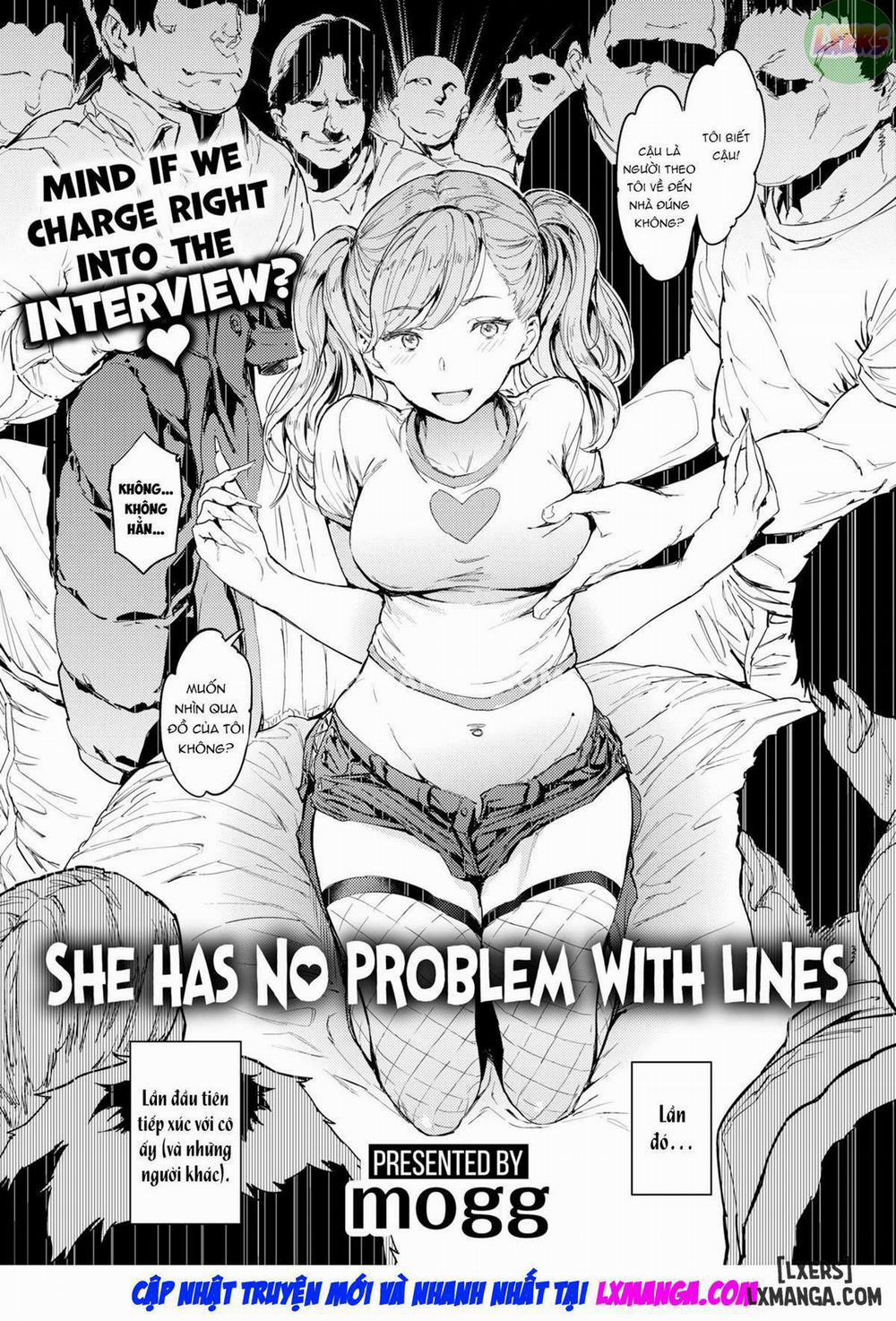She Has No Problem With Lines Oneshot trang 4
