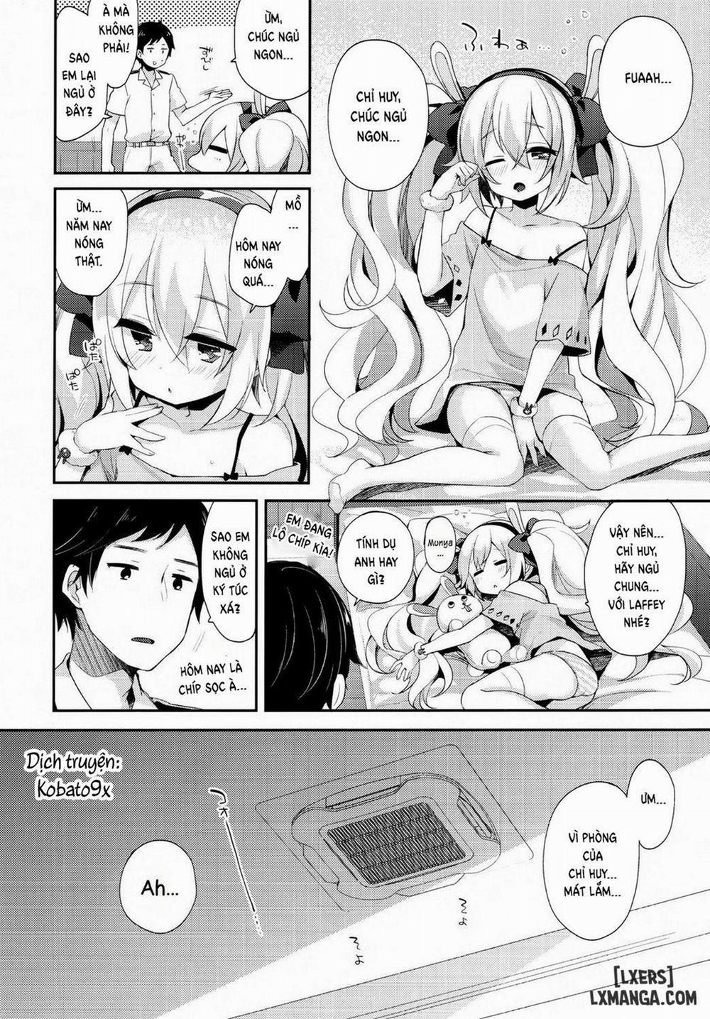 Shikikan, Kyou wa Atsui kara Laffey to Nenne... Shiyo Oneshot trang 4