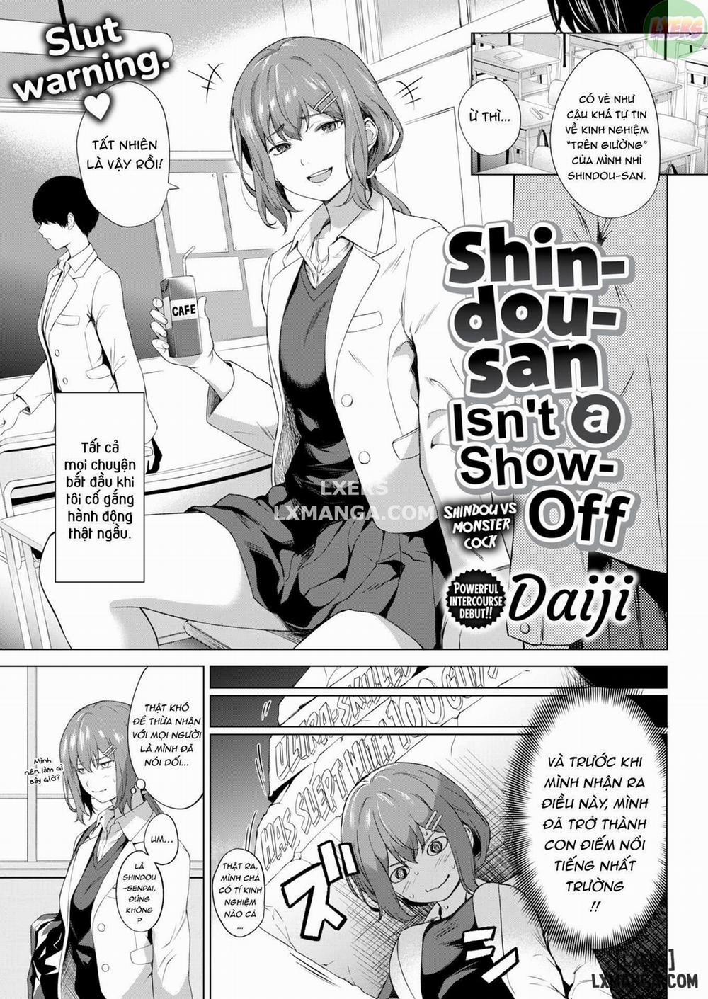 Shindou-san Isn't a Show-Off Oneshot trang 0