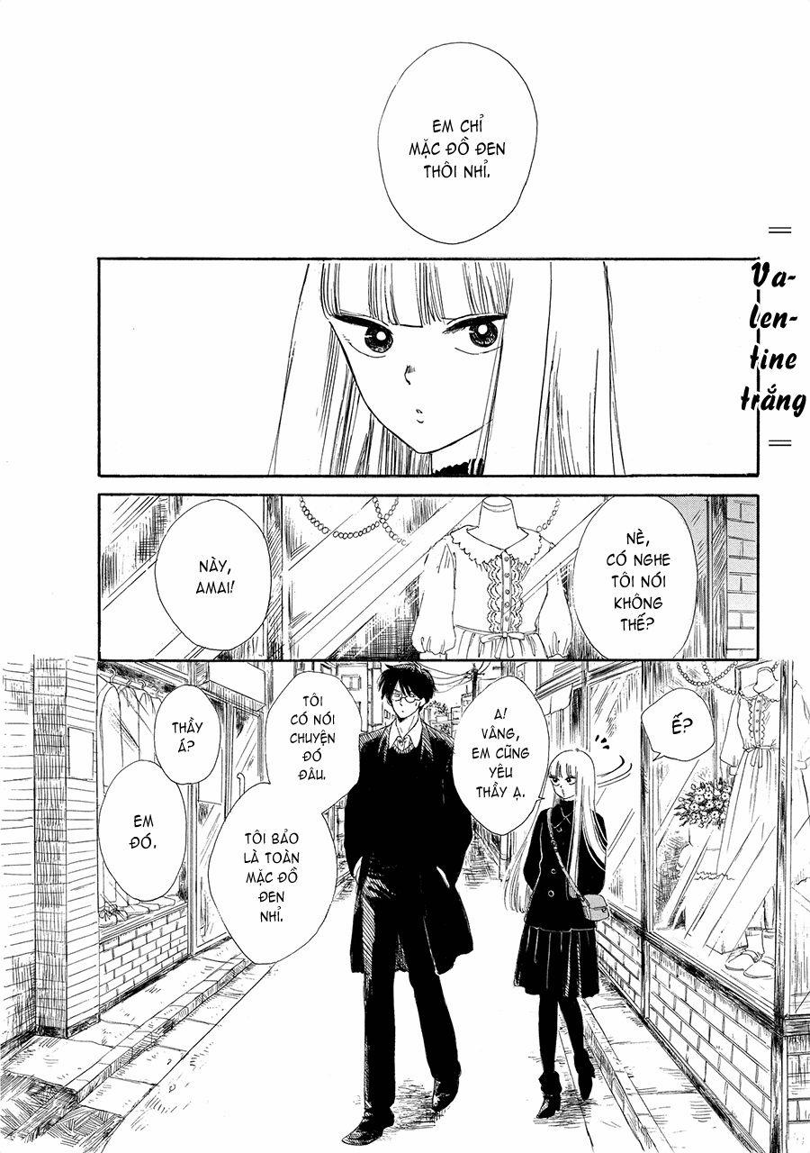 Shiota-Sensei To Amai-Chan 0 Valentine trắng trang 1