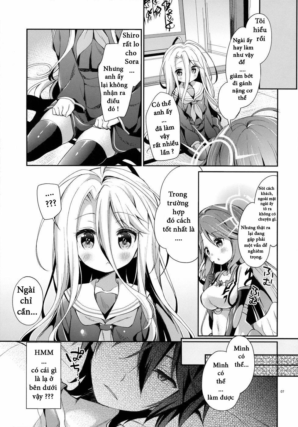 "Shiro... Kyou Kara Kodomo Onaho Ni, Naru" (No Game No Life) Oneshot trang 5