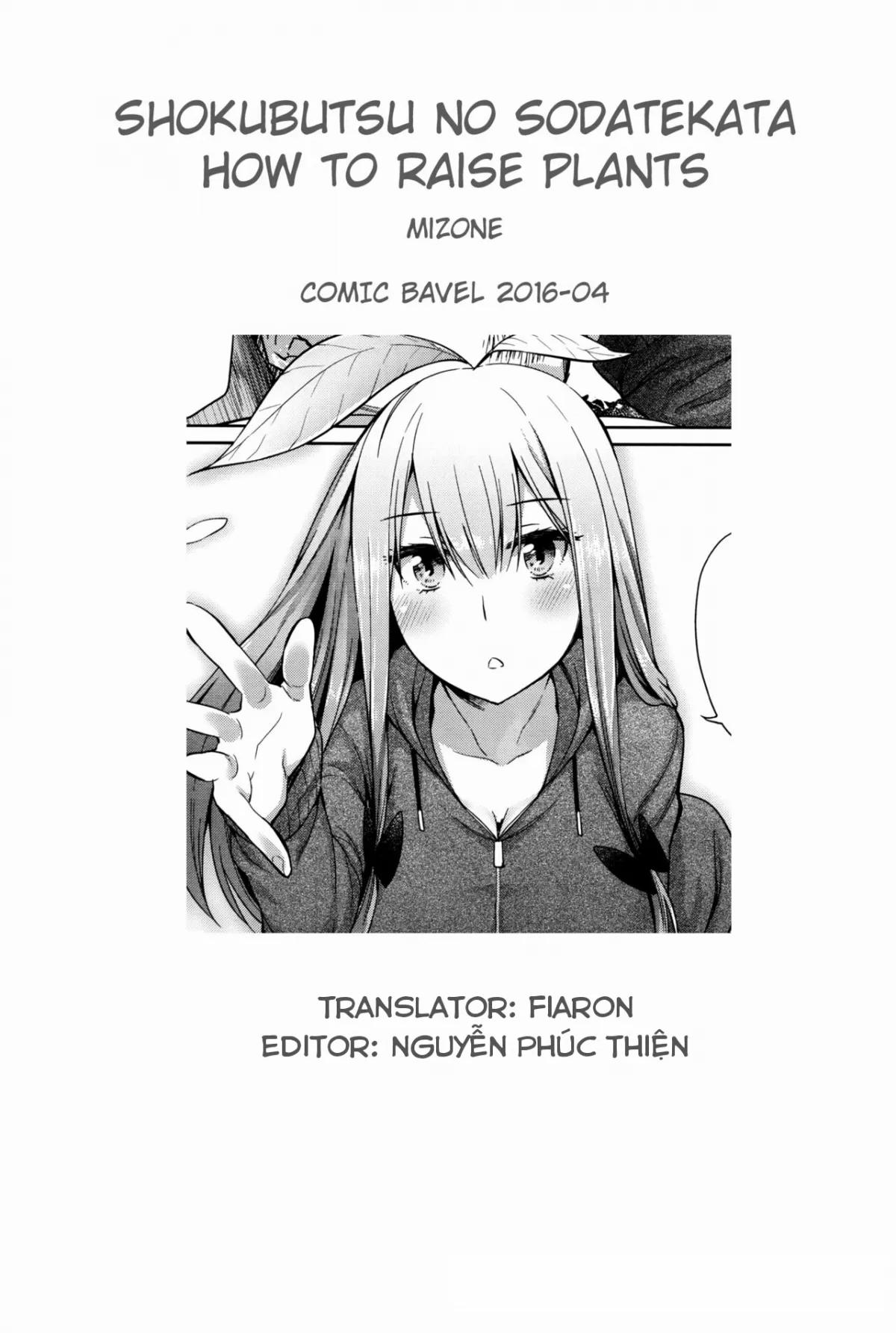 Shokubutsu No Sodate Kata 1 trang 22