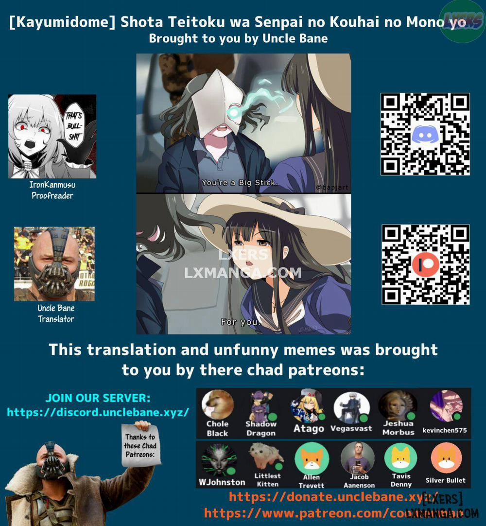 Shota Teitoku wa Senpai no Kouhai no Mono yo Oneshot trang 36