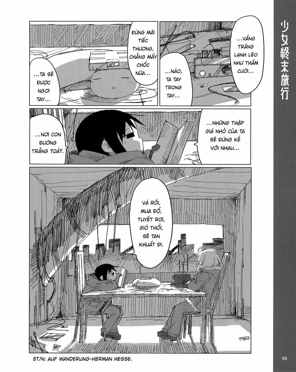 Shoujo Shuumatsu Ryokou 43.5 trang 7