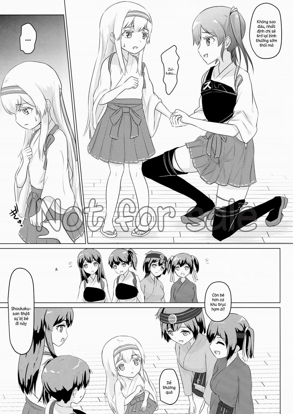 Shoukaku-nee ga Chiisaku Nacchatta!!! (Kantai Collection) Oneshot trang 4