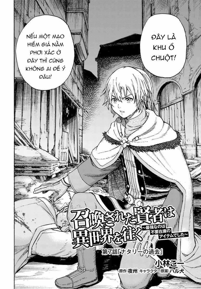 Shoukan Sareta Kenja Wa Isekai Wo Yuku – Saikyou Nano Wa Fuyou Zaiko No Item Deshita 7 trang 1