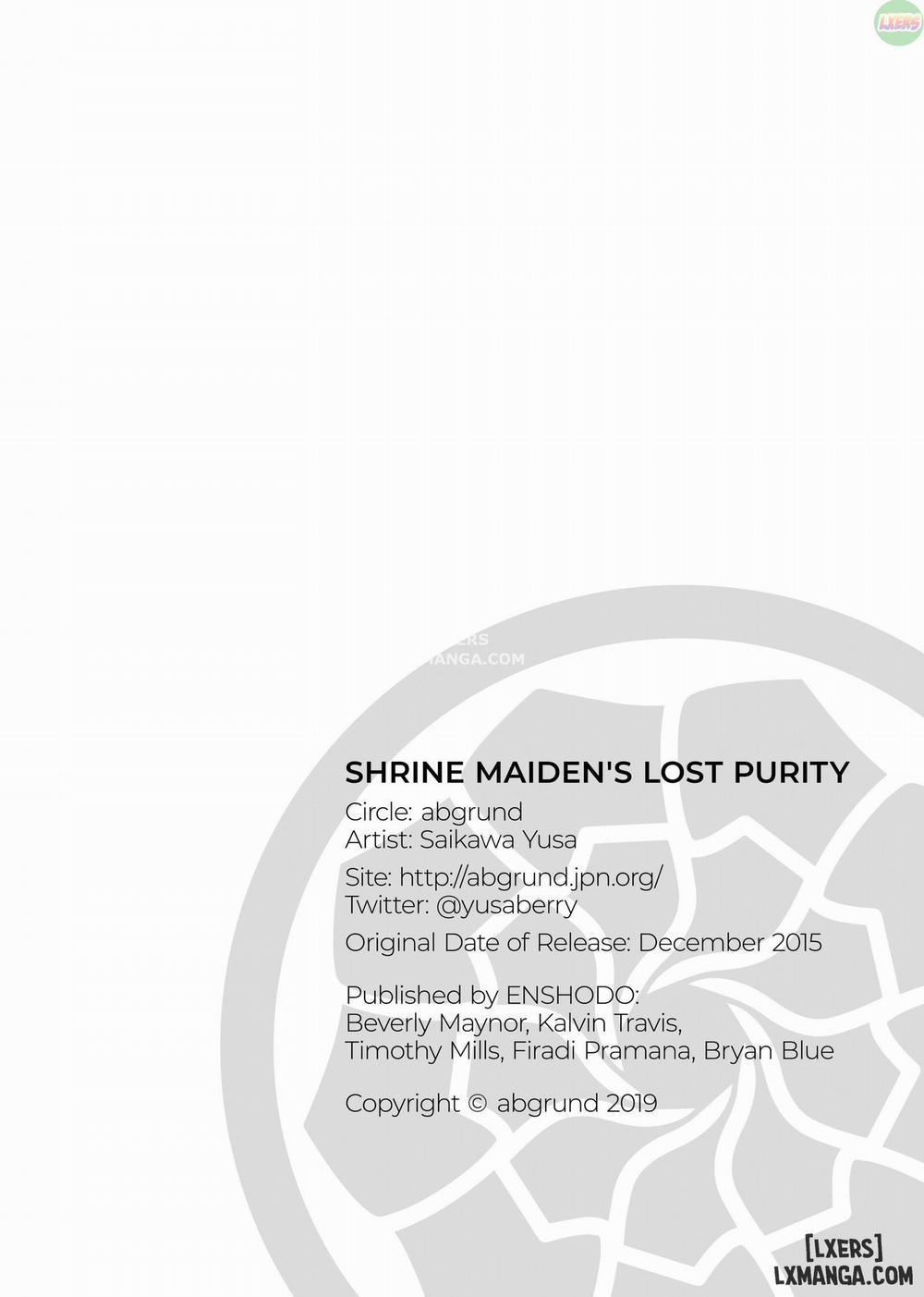 Shrine Maiden's Lost Purity Oneshot trang 30
