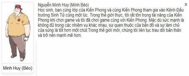 Sinh Tử Thư Kích 0.0 Ngoại truyện 0 Giới thiệu nhân vật trang 16