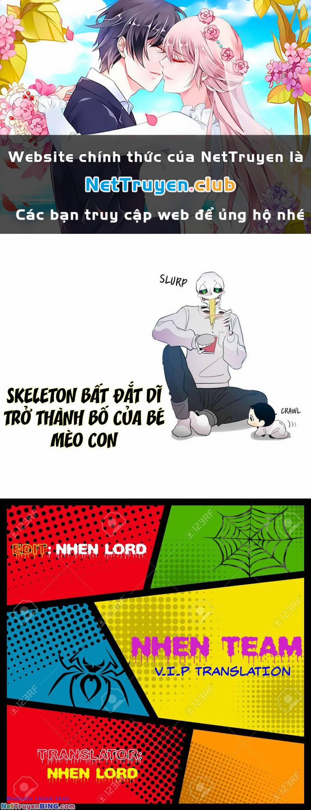 Skeleton Bất Đắt Dĩ Trở Thành Bố Của Bé Mèo Con 2 trang 0