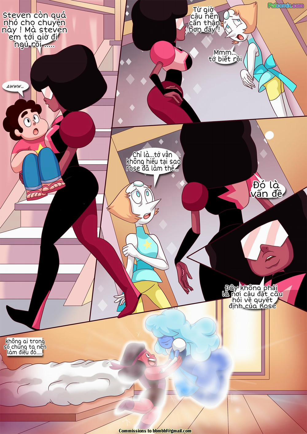 Steven universe và những chiến binh đá quý Oneshot trang 8