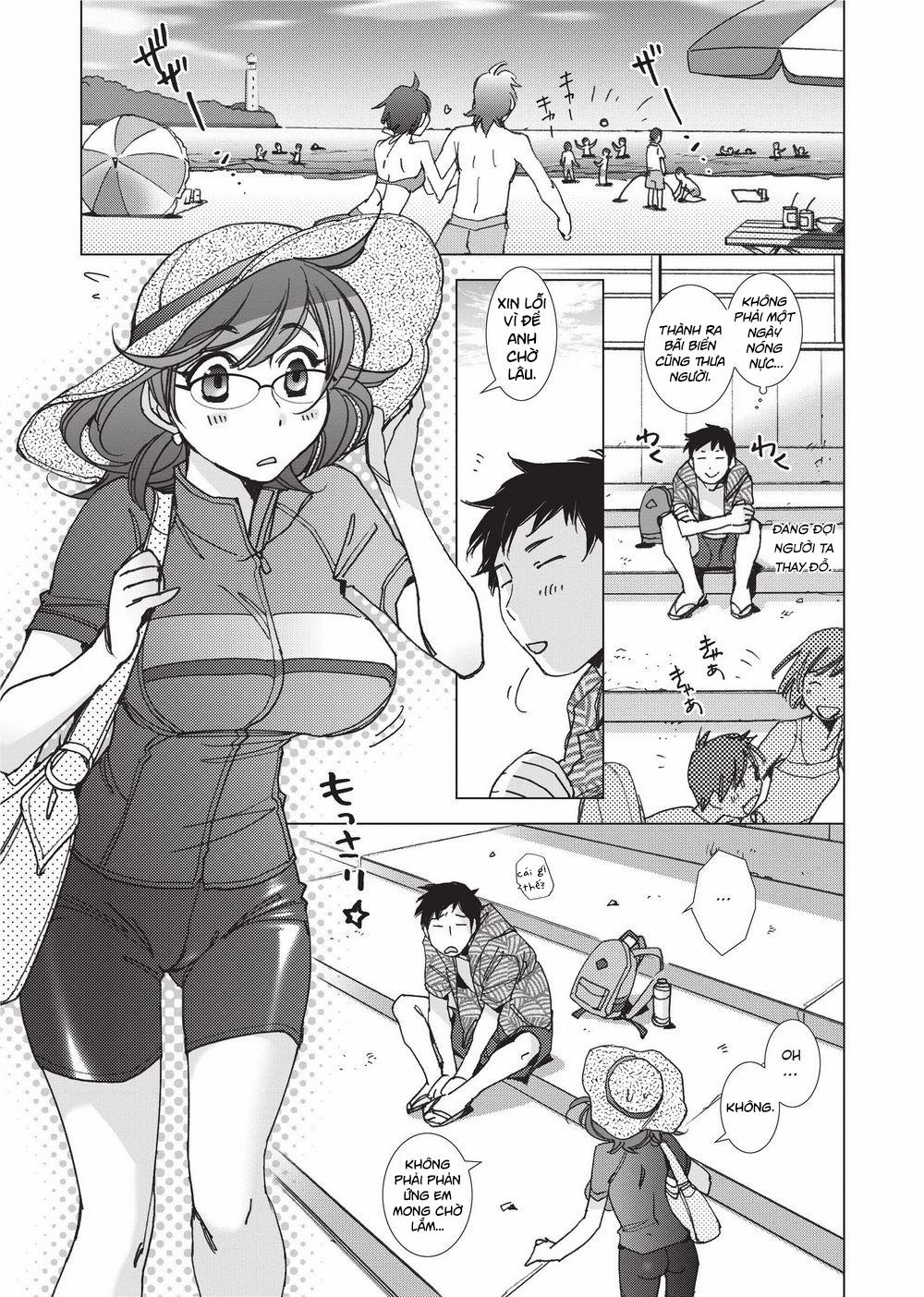 Stop Quibbling About Love 0 Tsunashima-kun và Ookura-sensei đi biển trang 3