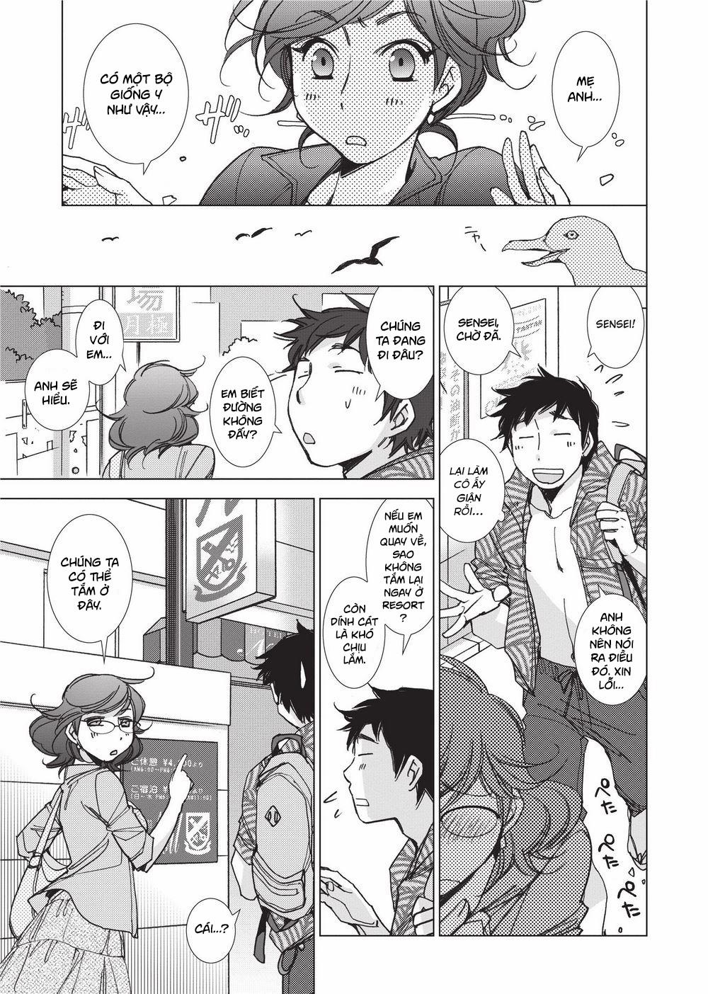 Stop Quibbling About Love 0 Tsunashima-kun và Ookura-sensei đi biển trang 5