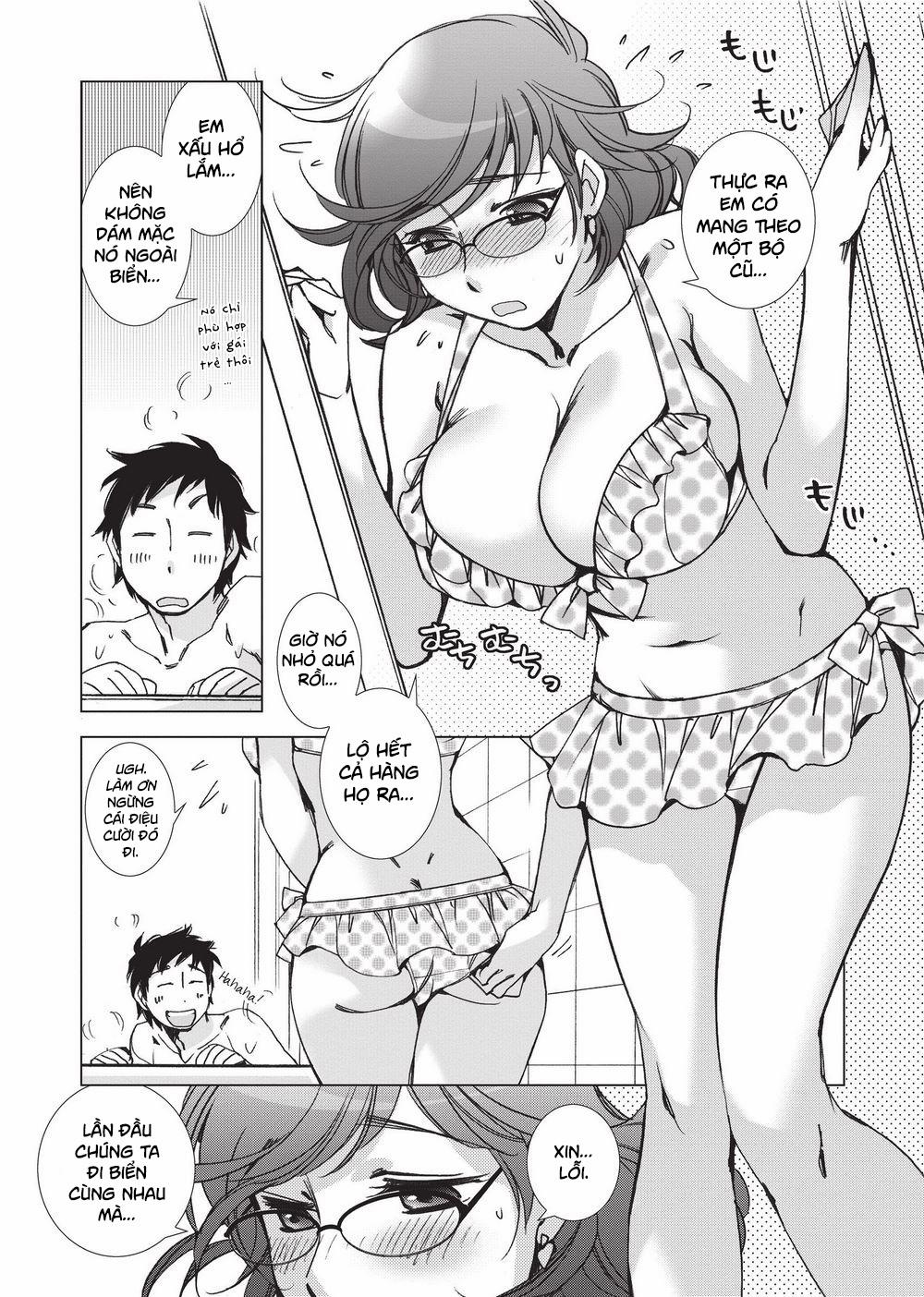 Stop Quibbling About Love 0 Tsunashima-kun và Ookura-sensei đi biển trang 7