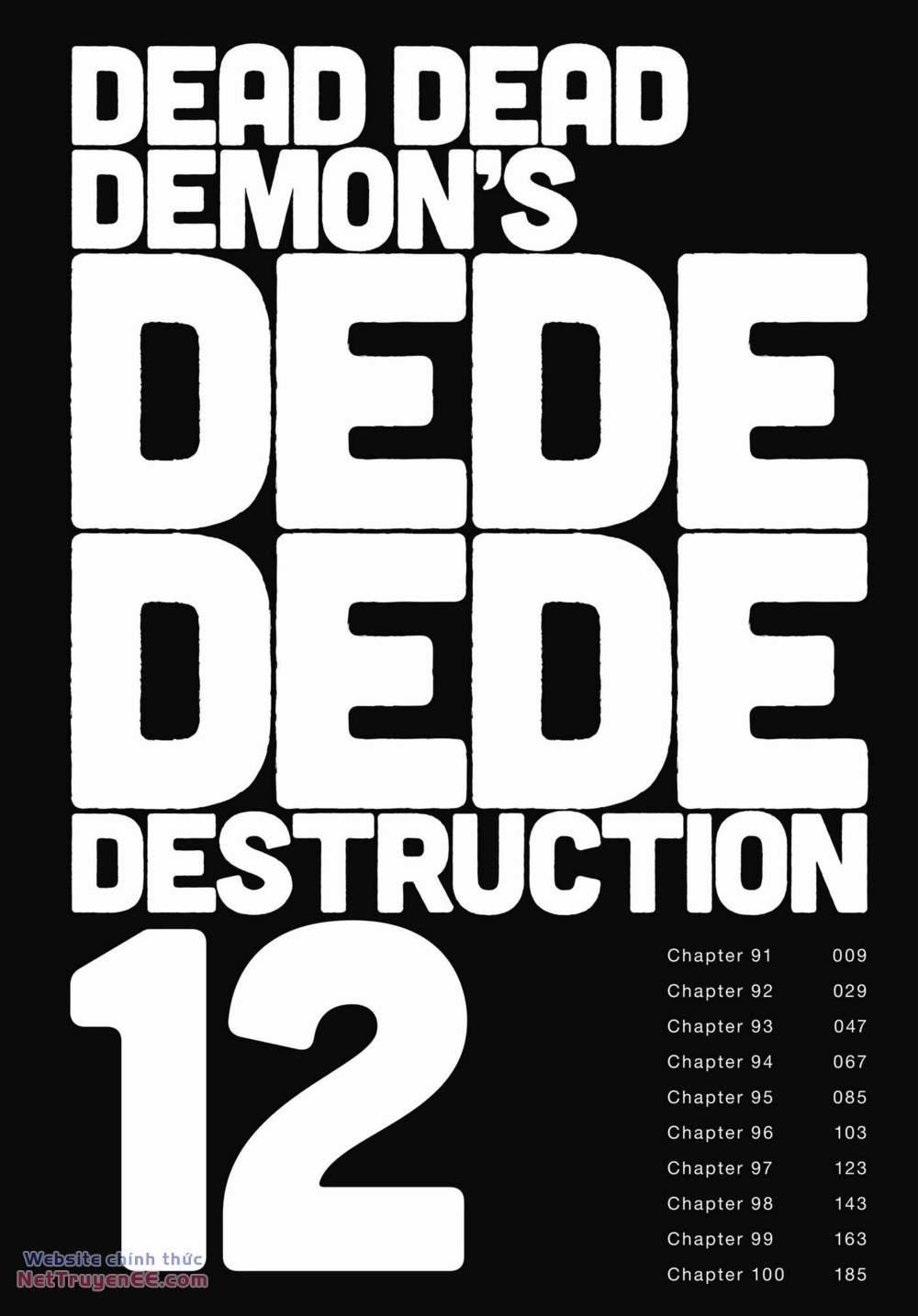 Sự Hủy Diệt Dededede Của Dead Dead Demon 91 trang 8