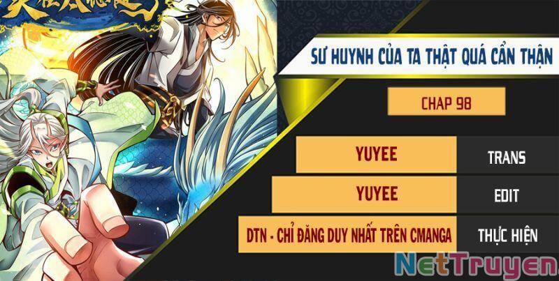 Sư Huynh Của Ta Quá Cẩn Thận Rồi 98 trang 0