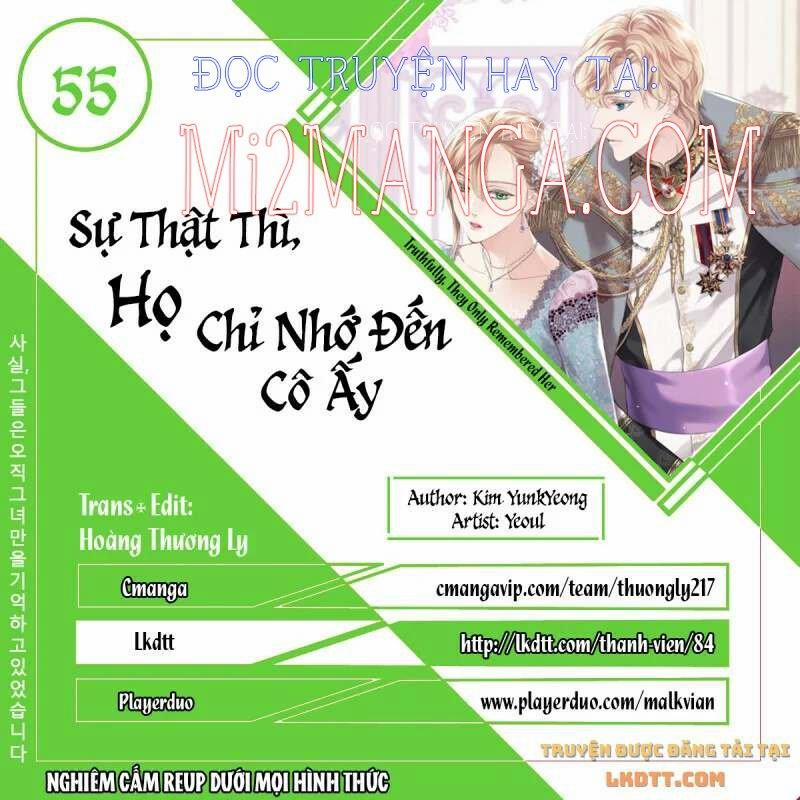 Sự Thật Thì, Họ Chỉ Nhớ Đến Cô Ấy 55 trang 0
