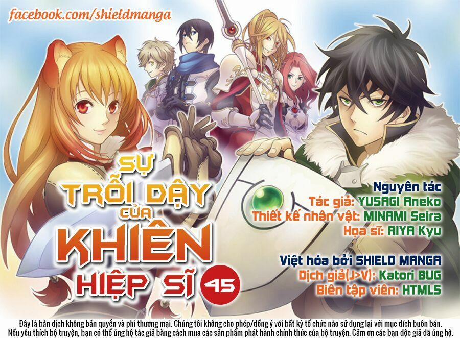 Sự Trỗi Dậy Của Anh Hùng Khiên 45 trang 1