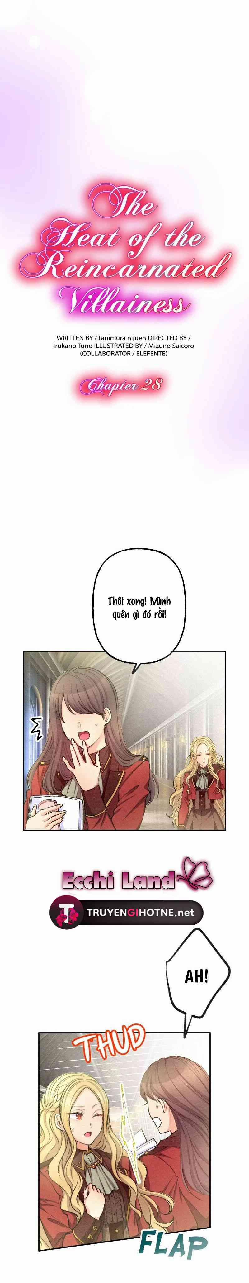Sức Nóng Của Nữ Phản Diện Được Tái Sinh 28.1 trang 2