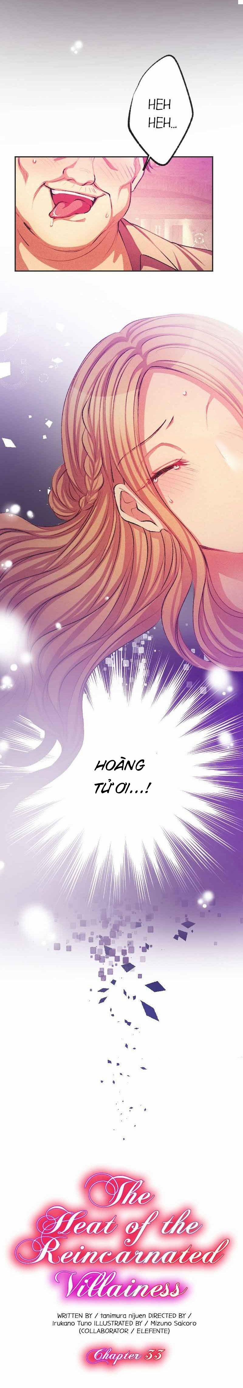 Sức Nóng Của Nữ Phản Diện Được Tái Sinh 33.1 trang 2