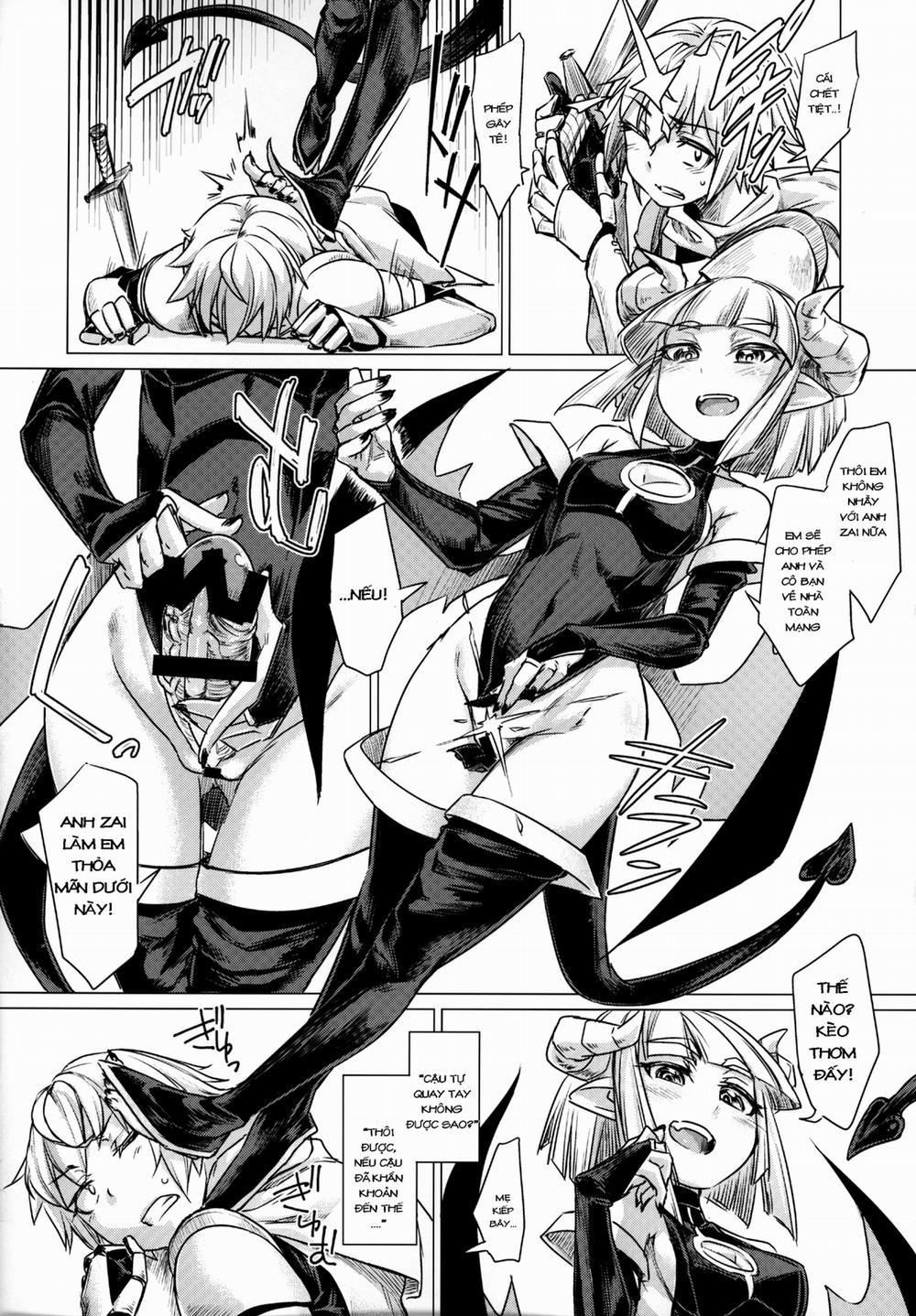 Succubus Molesting a Knight with Her Cock Oneshot trang 1
